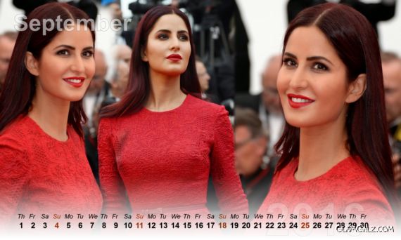Katrina Kaif Calendar 2016