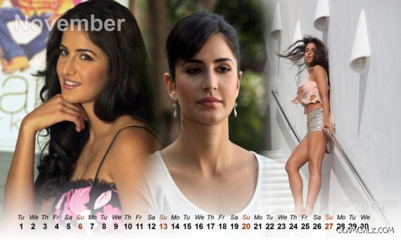 Katrina Kaif Calendar 2016