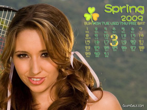 Click to Enlarge - Beautiful $hay L@ren Calendar 2009