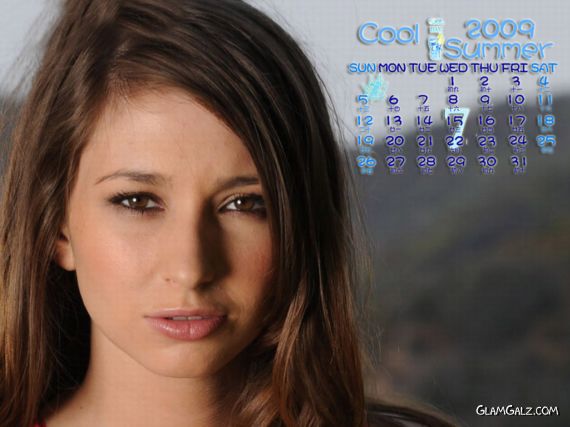 Click to Enlarge - Beautiful $hay L@ren Calendar 2009