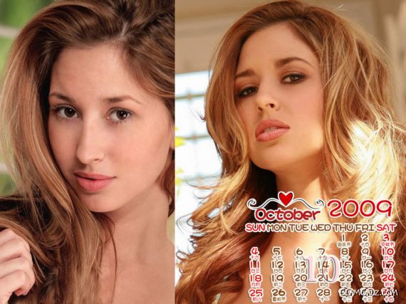 Click to Enlarge - Beautiful $hay L@ren Calendar 2009