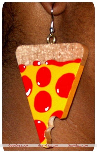 Amazing Pizza Earrings