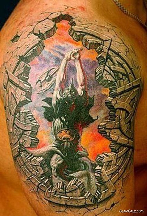 Amazing 3D Tattoo Art