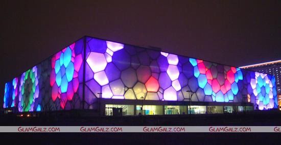 China Water Cube Welcome Olympic Torch