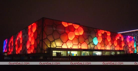 China Water Cube Welcome Olympic Torch