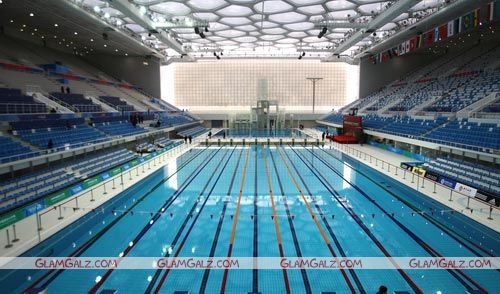 China Water Cube Welcome Olympic Torch