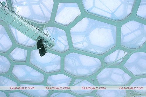 China Water Cube Welcome Olympic Torch