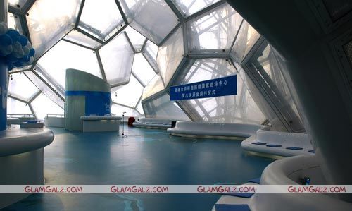 China Water Cube Welcome Olympic Torch