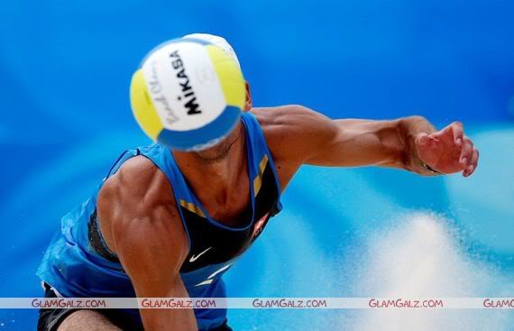 Players in Action at Beijing Olympics 2008