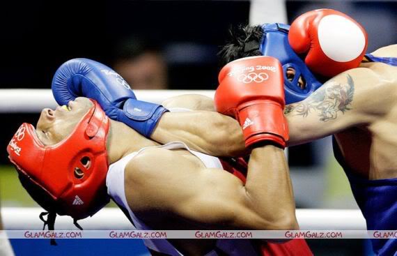 Players in Action at Beijing Olympics 2008