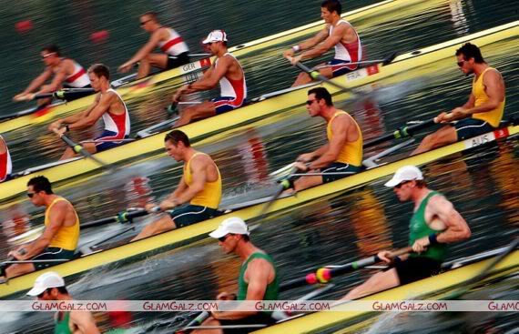 Players in Action at Beijing Olympics 2008