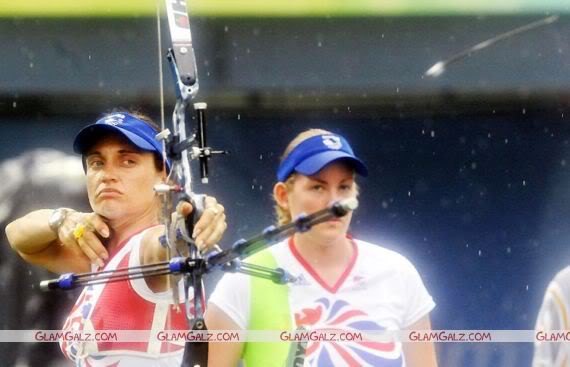 Players in Action at Beijing Olympics 2008
