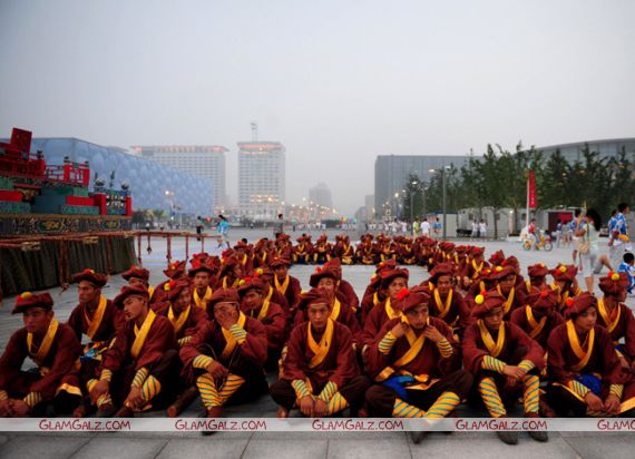Beijing Olympics Opening Ceremony Rehearsal