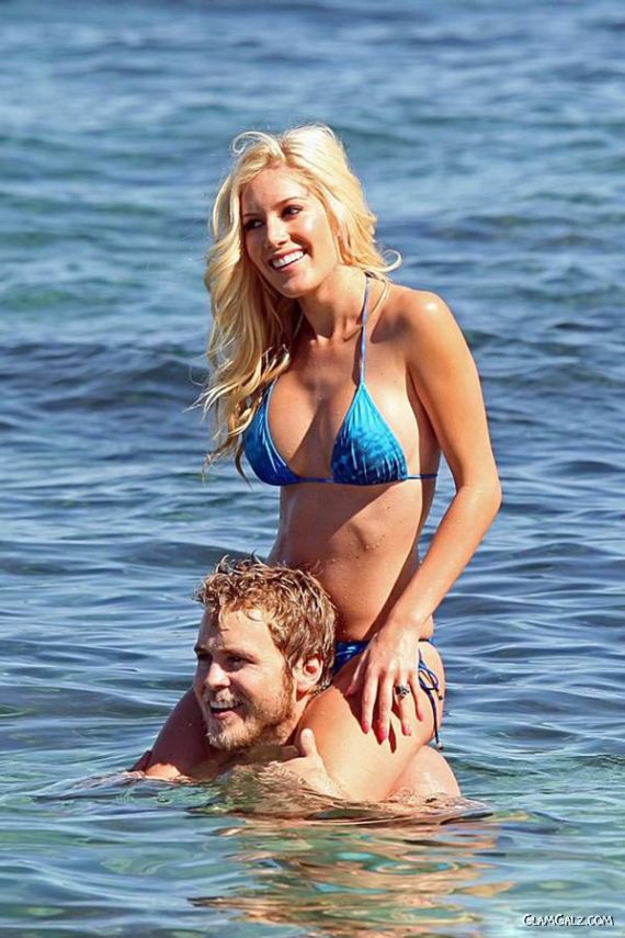 Heigi Montag with her BF in Mexico