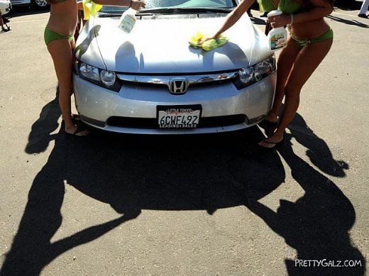 Bikini Car Wash for Hybrids Only