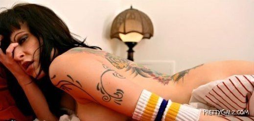 Hot Galz Displaying Their Tattoos