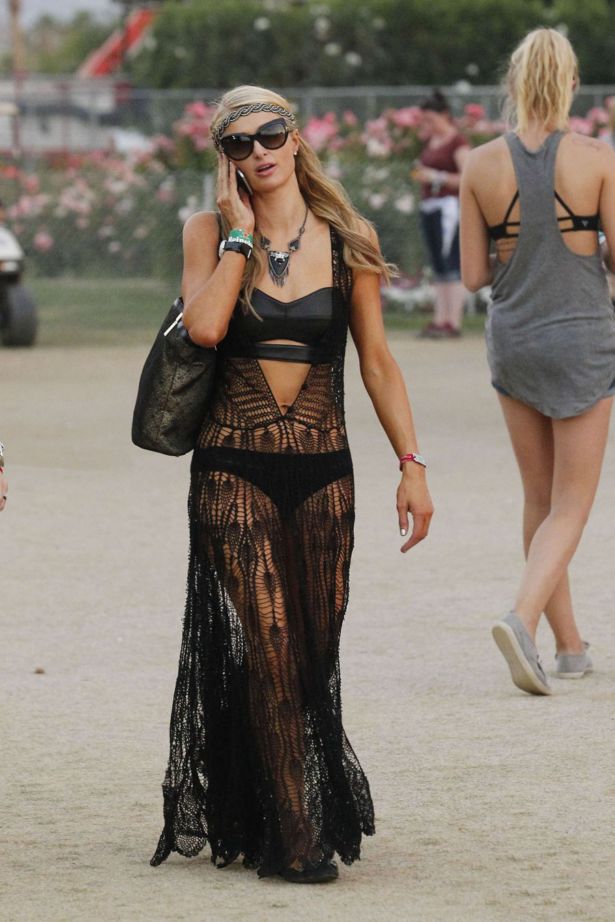 Paris Hilton At Coachella Valley Music And Arts Festival