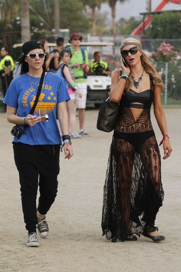Paris Hilton At Coachella Valley Music And Arts Festival