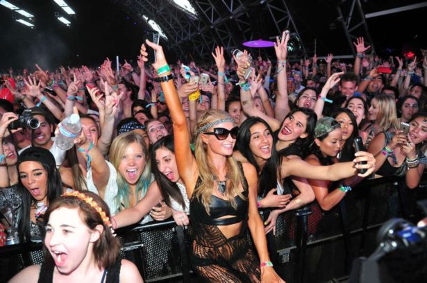 Paris Hilton At Coachella Valley Music And Arts Festival