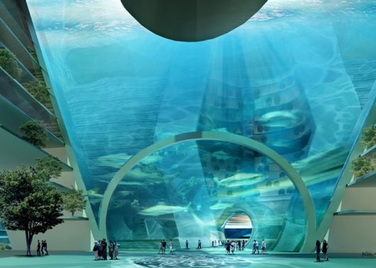Futuristic Floating City In China  