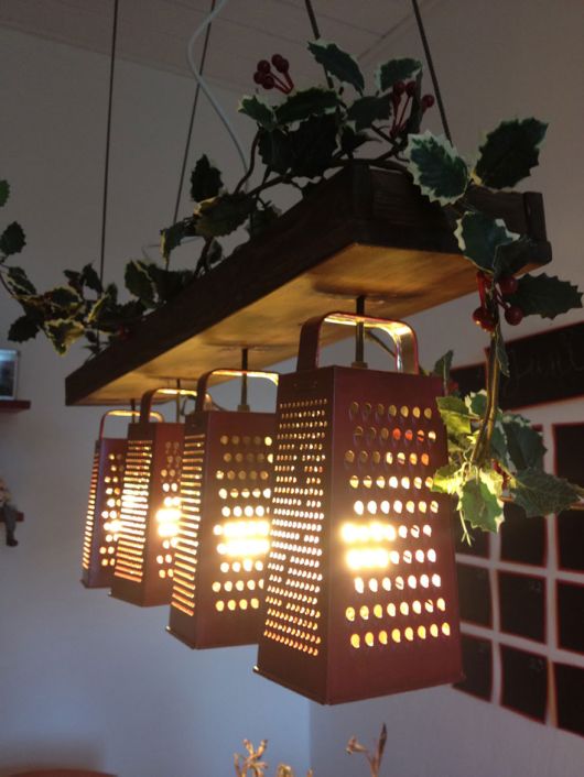 DIY Lamps And Chandeliers You Can Create From Everyday Objects