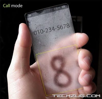 Transparent Windows Concept Phone