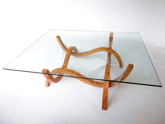 Pieces Of Furniture Held Together by Wires